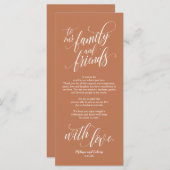 Mooie elegante dank u plaats het plaatsen Kaart (Voorkant / Achterkant)