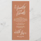 Mooie elegante dank u plaats het plaatsen Kaart (Voorkant)