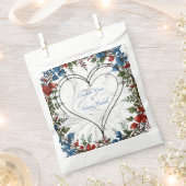 Mooie, elegante en grillige bruiloft thema decor bedankzakje (Geknipt)