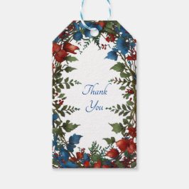 Mooie, elegante en grillige bruiloft thema decor cadeaulabel