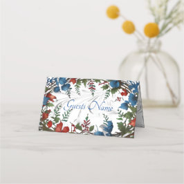 Mooie, elegante en grillige huwelijks decoratie plaatskaartje