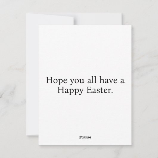 Mooie elegante feestelijke paascollage feestdagenkaart (Achterkant)