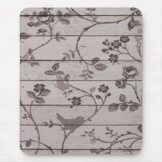 Mooie  elegante florvogels vlinders muismat (Voorkant)