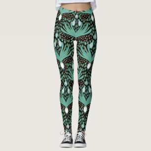 Mooie elegante gedurfde sneeuwklokjes leggings