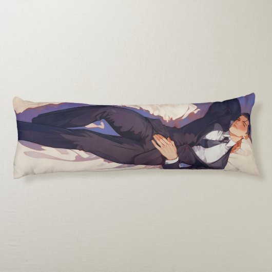 Mooie elegante Ikemen Anime Lichaamskussen (Achterkant)