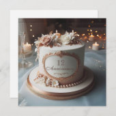 MOOIE ELEGANTE JUBILEA CAKE GROET (Voorkant / Achterkant)