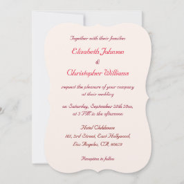 Mooie Elegante Luxe Huwelijksuitnodiging op Maat Kaart