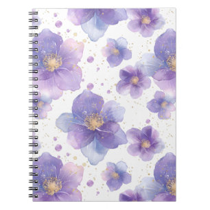 Mooie elegante patten naadloze print bloem notitieboek