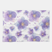 Mooie elegante patten naadloze print bloem theedoek (Horizontaal)