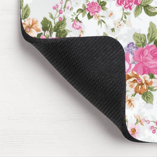 Mooie, elegante  rozen muismat (Hoek)