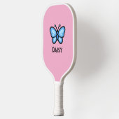 Mooie Elegante Vlinder Virale Pickleball Paddle (Links)