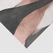 Mooie Elegante Waterverf Roze Grijs Abstract Tissuepapier (Detail)