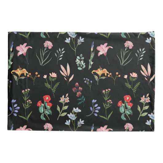 Mooie & Elegante Wildflower kussensloop (Achterkant)