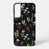 Mooie & Elegante Wildflower Samsung Galaxy Hoesje (Achterkant)