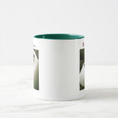 Mooie Elegante Witte Labrador Hond Kerst Mok (Midden)