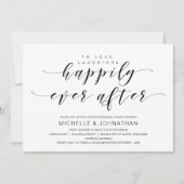 Mooie elegantie, zwart script, repetitiediner kaart (Voorkant)