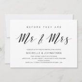 Mooie elegantie, zwart script, repetitiediner kaart (Voorkant)