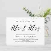 Mooie elegantie, zwart script, repetitiediner kaart (Staand voorkant)