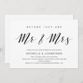 Mooie elegantie, zwart script, repetitiediner kaart (Voorkant / Achterkant)