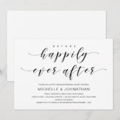 Mooie elegantie, zwart script, repetitief diner kaart (Voorkant / Achterkant)