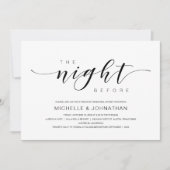 Mooie elegantie, zwart script, repetitief diner kaart (Voorkant)