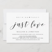 Mooie elegantie, zwart, weddenschap kaart (Voorkant)