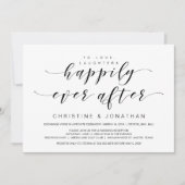 Mooie elegantie, zwart, weddenschap kaart (Voorkant)