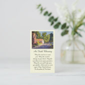 Mooie Elsah gemeenschap straat scène Visitekaartje (Staand voorkant)