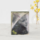 Mooie Emilie Notecard Kaart (Gele Bloem)