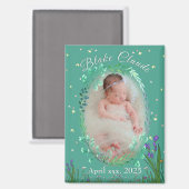 Mooie en Aardige Kinderen - Botanisch Turquoise Magneet (Voorkant / Achterkant)