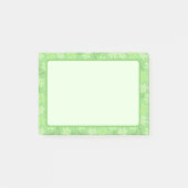 Mooie en bloemige groene bloemblad Post-it-briefje Post-it® Notes (Voorkant)