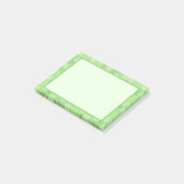 Mooie en bloemige groene bloemblad Post-it-briefje Post-it® Notes (Schuin)