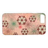 Mooie en chique perzik bloem Case-Mate iPhone case (Achterkant (Horizontaal))