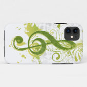 Mooie en coole muzieknoten met een spleet Case-Mate iPhone case (Achterkant (horizontaal))