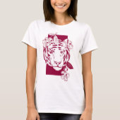 Mooie en Cute Tiger T-shirt (Voorkant)