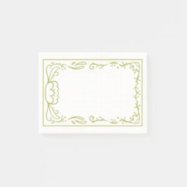 Mooie en eenvoudige lijstontwerp post-it® notes