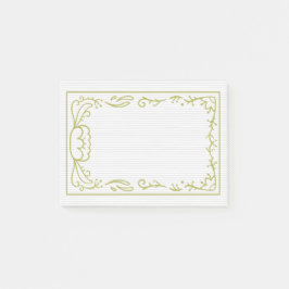 Mooie en eenvoudige lijstontwerp post-it® notes