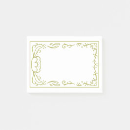 Mooie en eenvoudige lijstontwerp post-it® notes
