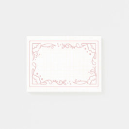 Mooie en eenvoudige lijstontwerp post-it® notes