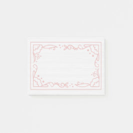 Mooie en eenvoudige lijstontwerp post-it® notes