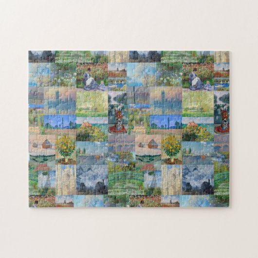 Mooie en Elegant Claude Monet Paintings Legpuzzel (Horizontaal)