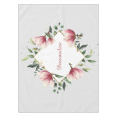 Mooie en elegante Floral Border op maat Tafelkleed (Voorkant)