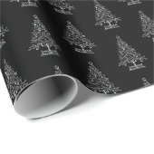 Mooie en elegante kerstboom cadeaupapier (Rol Hoek)
