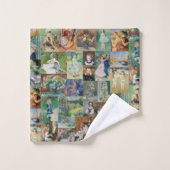 Mooie en elegante schilderijen bad handdoek (Wasdoekje)