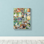 Mooie en elegante schilderijen canvas afdruk (Insitu (Houten vloer))