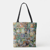 Mooie en elegante schilderijen tote bag (Achterkant)