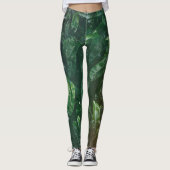 Mooie en elegante tropische bladeren | Leggings (Voorkant)
