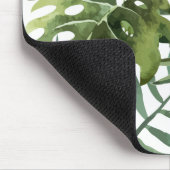 Mooie en elegante tropische Floral | Mousepad Muismat (Hoek)