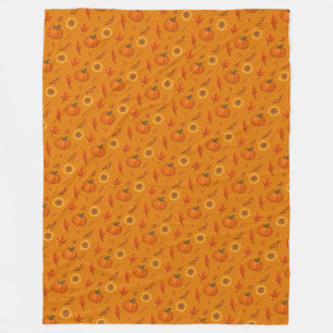 Mooie en gezellige waterverf herfst oogst fleece deken