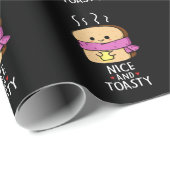 Mooie en giftige toast Butter Pun Dark BG Cadeaupapier (Rol Hoek)
